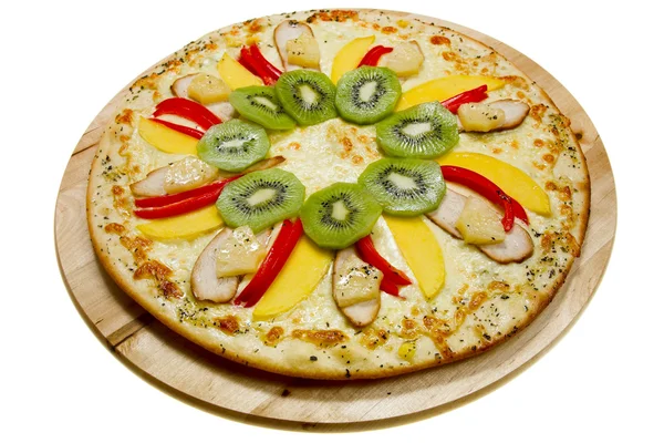 Пицца изолирована Лицензионные Стоковые Фото