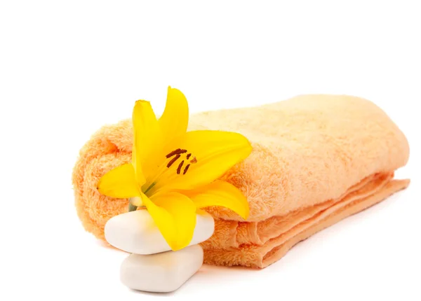 stock image Lily and towel