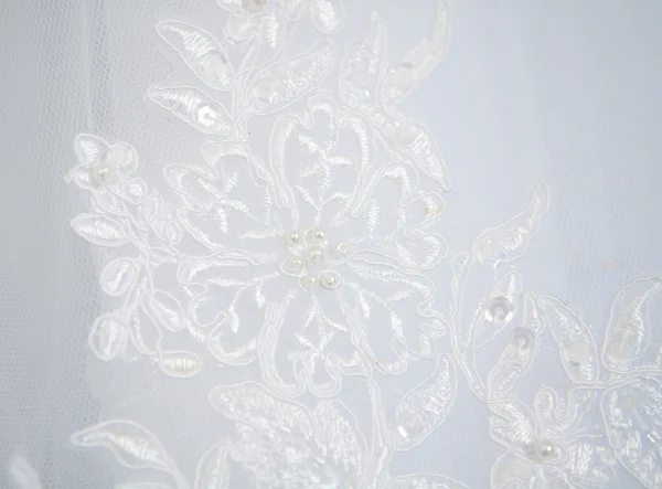Textura vestido de noiva — Fotografia de Stock