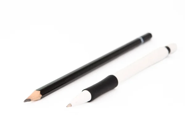 Penna e matita — Foto Stock
