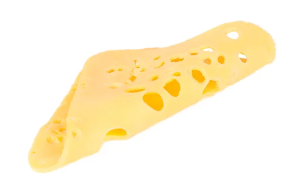 Swiss cheese, sliced — Stock Photo, Image