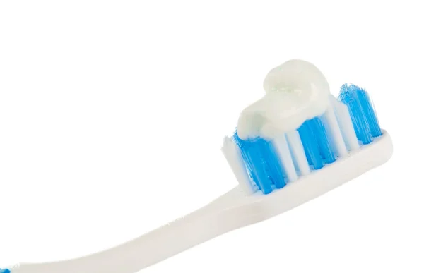 牙膏牙刷 — 图库照片
