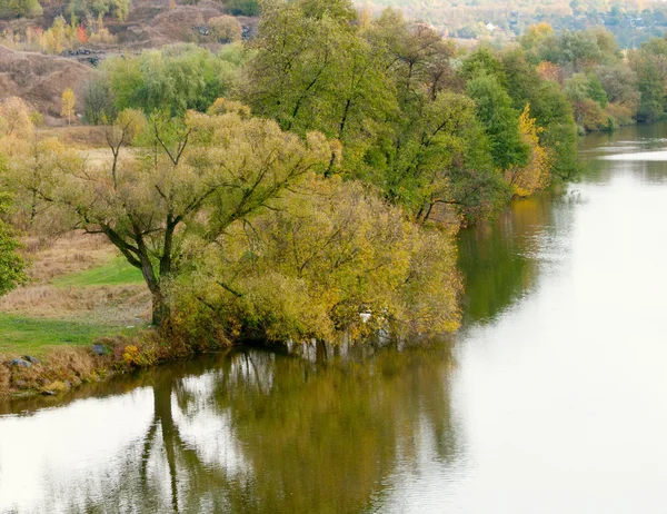 Autumn River landscape — Stock Photo, Image