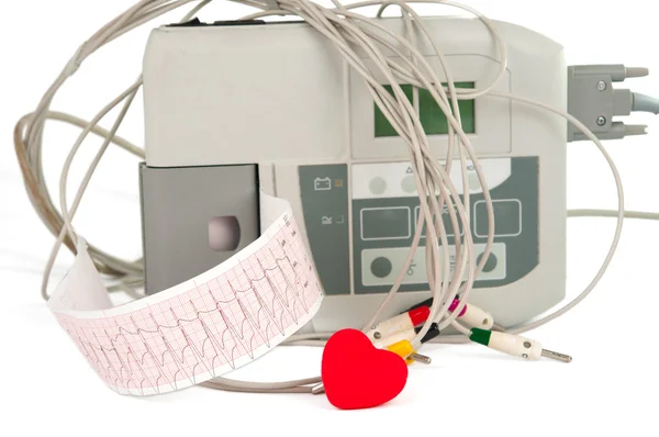 Elektrokardiograf maszyny — Zdjęcie stockowe