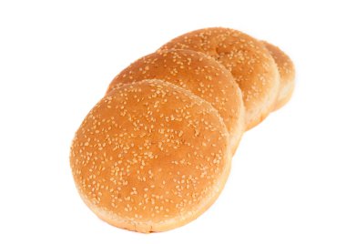 Buns with sesame seeds clipart
