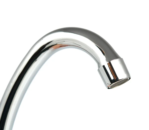 Tap on a white background — Stock Photo, Image