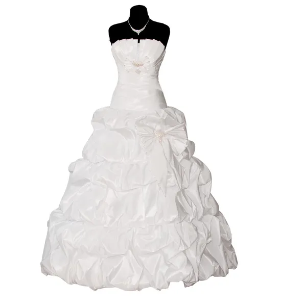 Весільну сукню, ізольовані — стокове фото