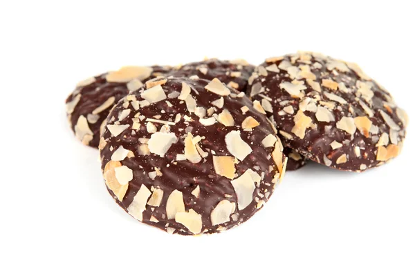 Ciasteczka z czekoladą i migdałami — Zdjęcie stockowe