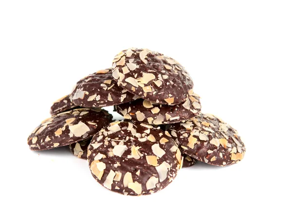 チョコレート、アーモンド クッキー — ストック写真