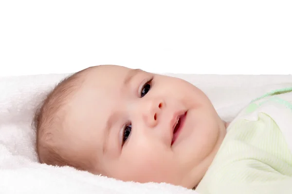 Pasgeboren in de handdoek — Stockfoto