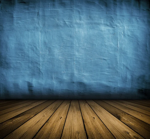 Interior azul vintage — Fotografia de Stock