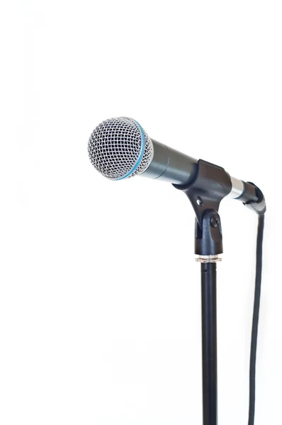 Izole mikrofon — Stok fotoğraf