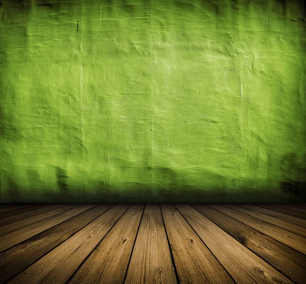 Interior verde vintage — Foto de Stock