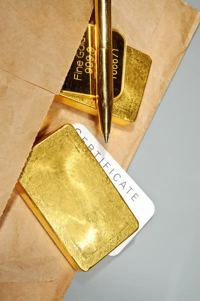 Precious metals trading. — Stock Photo, Image