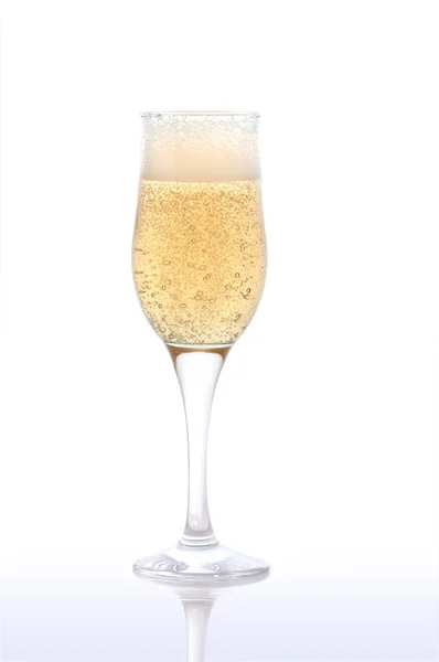 Bir bardak şampanya. — Stok fotoğraf