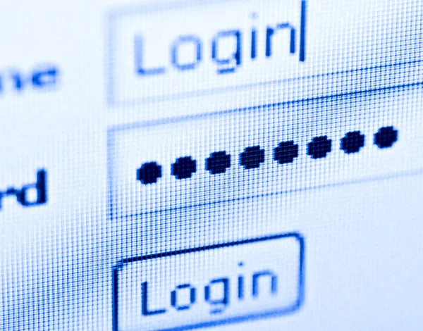 Login and password — Stock Photo, Image