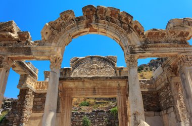 Temple of Hadrian, Ephesus, Turkey clipart