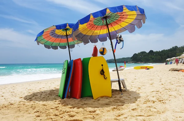 Пляж з бодібордінгу можна взяти — стокове фото