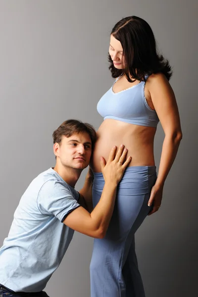 Pregnant Couple — Stock Photo, Image