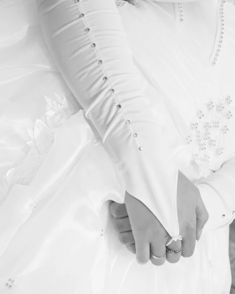 Χέρια νύφη — Φωτογραφία Αρχείου
