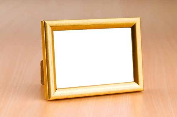 Photo frames on the table — Stock Photo, Image