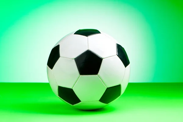 Αθλητική έννοια με το ποδόσφαιρο — Φωτογραφία Αρχείου