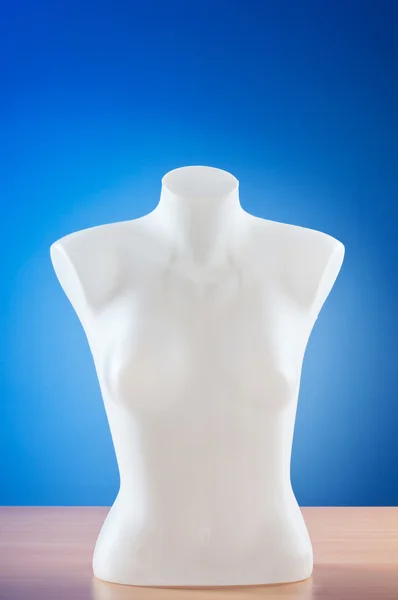 stock image Clothing mannequins against gradient background