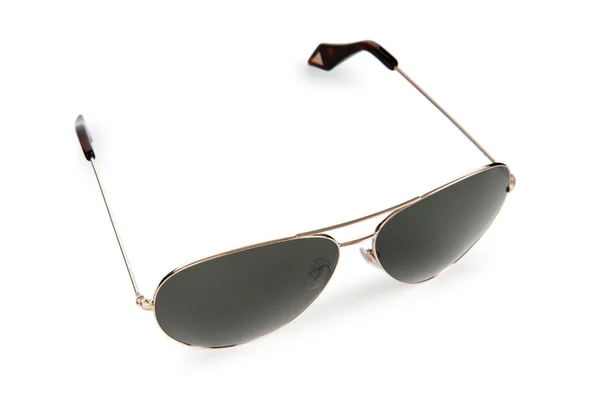 Óculos de sol elegantes isolados em branco — Fotografia de Stock