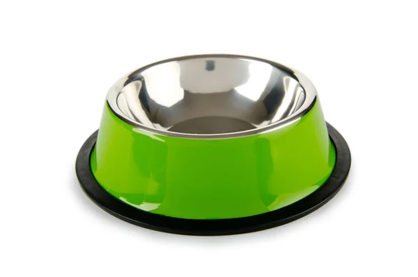 Pet bowl isolated on the white background — Stock Photo, Image