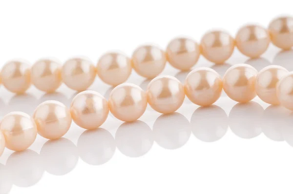 Collana di perle nel concetto di moda e bellezza — Foto Stock