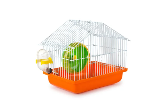 Bird cage isolated on the white background — Stock Photo, Image