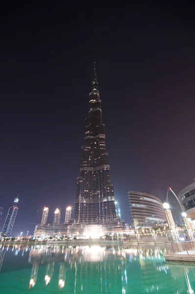 Dubai vista à noite — Fotografia de Stock