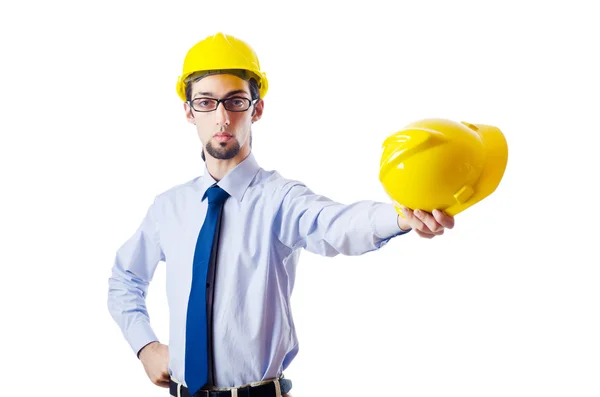 Veiligheid bouwconcept met builder — Stockfoto