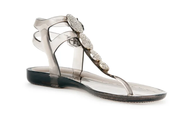 Elegante platte schoenen geïsoleerd op wit — Stockfoto