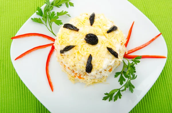 stock image Delicious salad in the plate