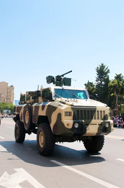 Baku - 26. června 2011 - miliatary parade v baku, Ázerbájdžán na ar — Stock fotografie