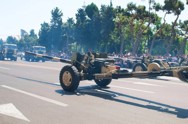 BAKU - 26 June 2011 - Miliatary Parade in Baku, Azerbaijan on Ar — Stock Photo, Image