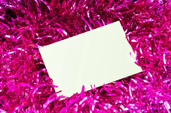 Papier mit Kopierfläche für Ihre festliche Botschaft — Stockfoto