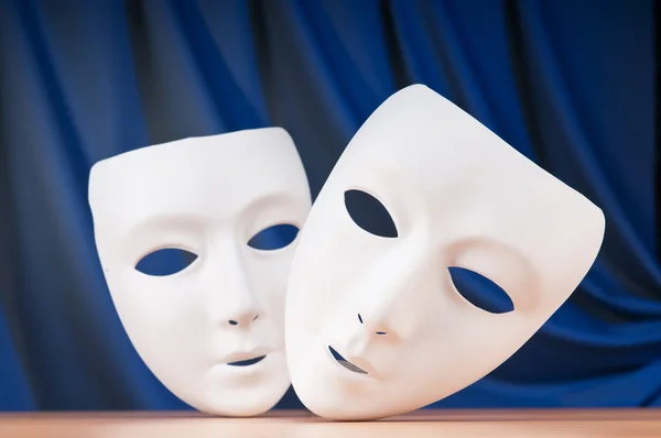 Máscaras con concepto de teatro — Foto de Stock