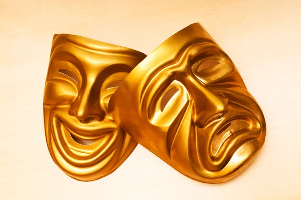 Maskers met het theater concept — Stockfoto