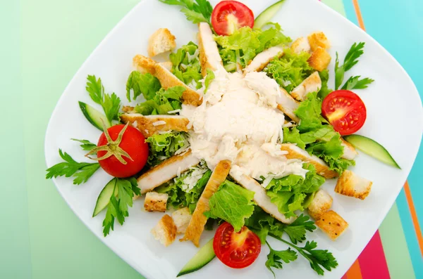 Ceasar salata tabağı — Stok fotoğraf