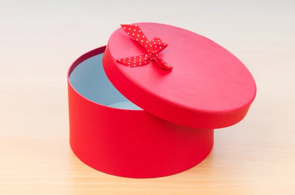 Christmas concept with giftbox on table — Stock Photo, Image