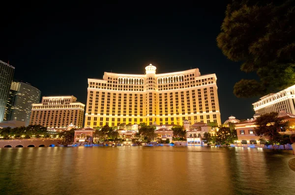Las Vegas - 11 septembre 2010 - Bellagio Hotel Casino pendant le coucher du soleil Images De Stock Libres De Droits