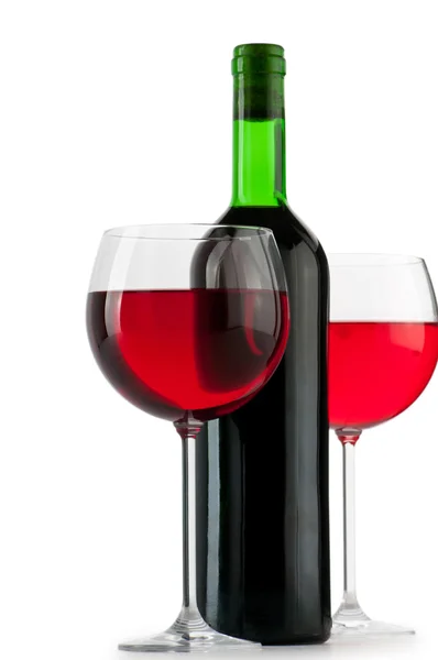 Концепция вина с градиентным фоном — стоковое фото