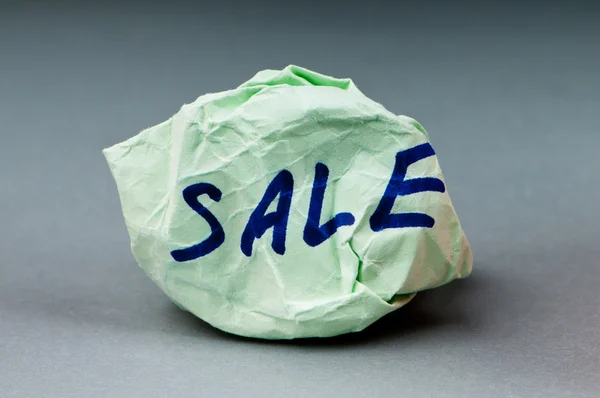 Sale word on paper — Stock Photo, Image