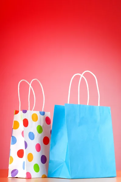 Concept shopping avec sacs — Photo