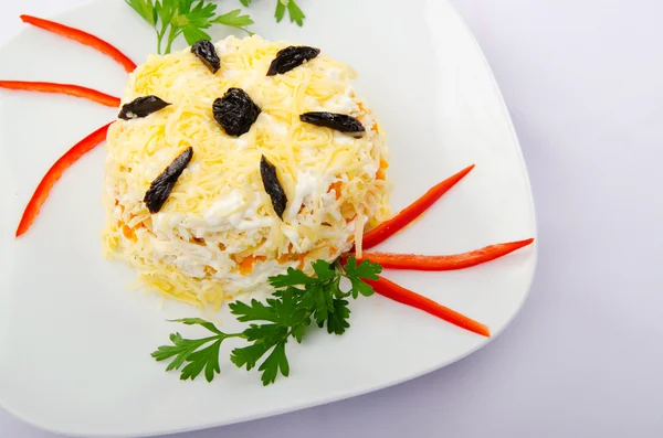 stock image Delicious salad in the plate