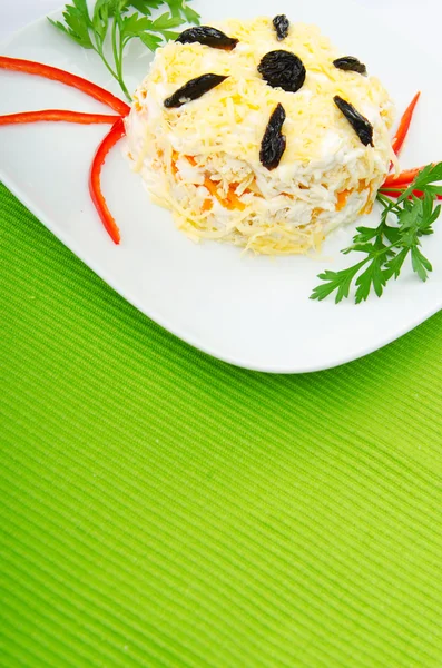 Stock image Delicious salad in the plate