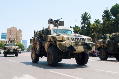 Bakü - 26 Haziran 2011 - miliatary parade Bakü, Azerbaycan ar