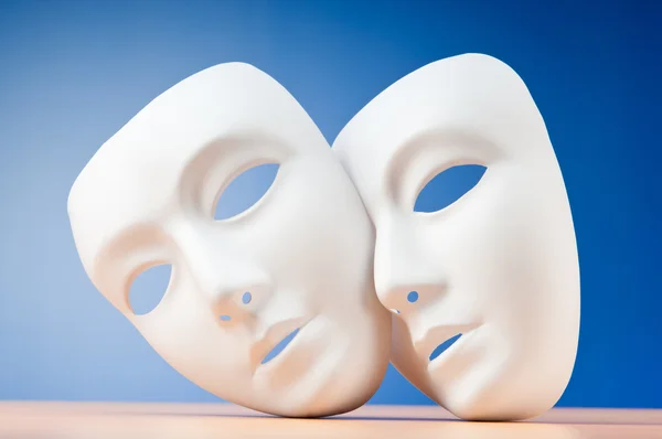 Máscaras con concepto de teatro — Foto de Stock